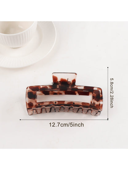 Beau - Minimalist Taupe Hair Claw Clip