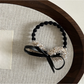 Gifty - Elegant Bow Detail Polyester Hair Tie