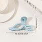 Beau - Minimalist Solid Color Bow Shaped Claw Clip