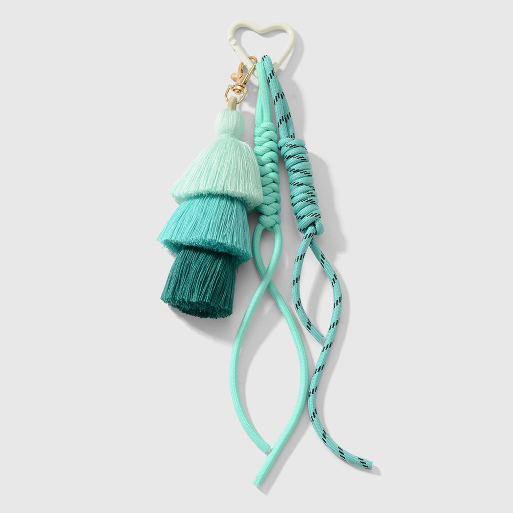 Keypus - Ethnic Style Layered Tassel Woven Cord Keychain