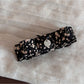 Beau - Floral Bow Detail Fabric Banana Clip