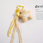 Keypus - Plush Star Bear Keychain