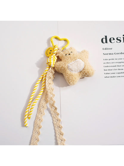 Keypus - Plush Star Bear Keychain