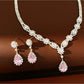 Nozari - Light Luxury Drop Necklace and Stud Earrings