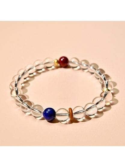 Lovra - Minimal Geometric Crystal Beaded Bracelet