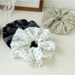 Gifty - Oversized Floral Print Ponytail Scrunchie