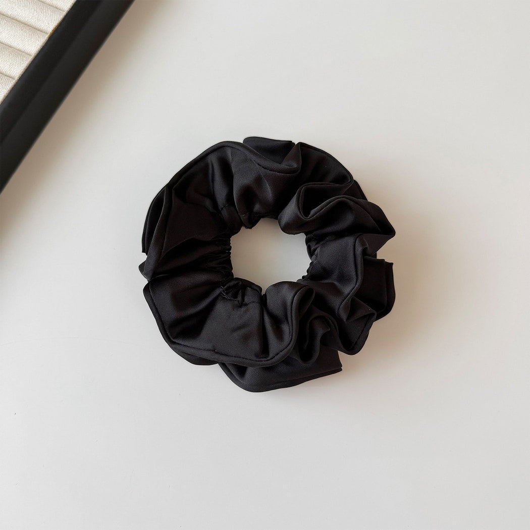 Gifty - Ruffled Satin Finish Polyester Hair Scrunchie