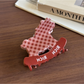 Beau - Rocking Horse Pattern Acetate Claw Clip