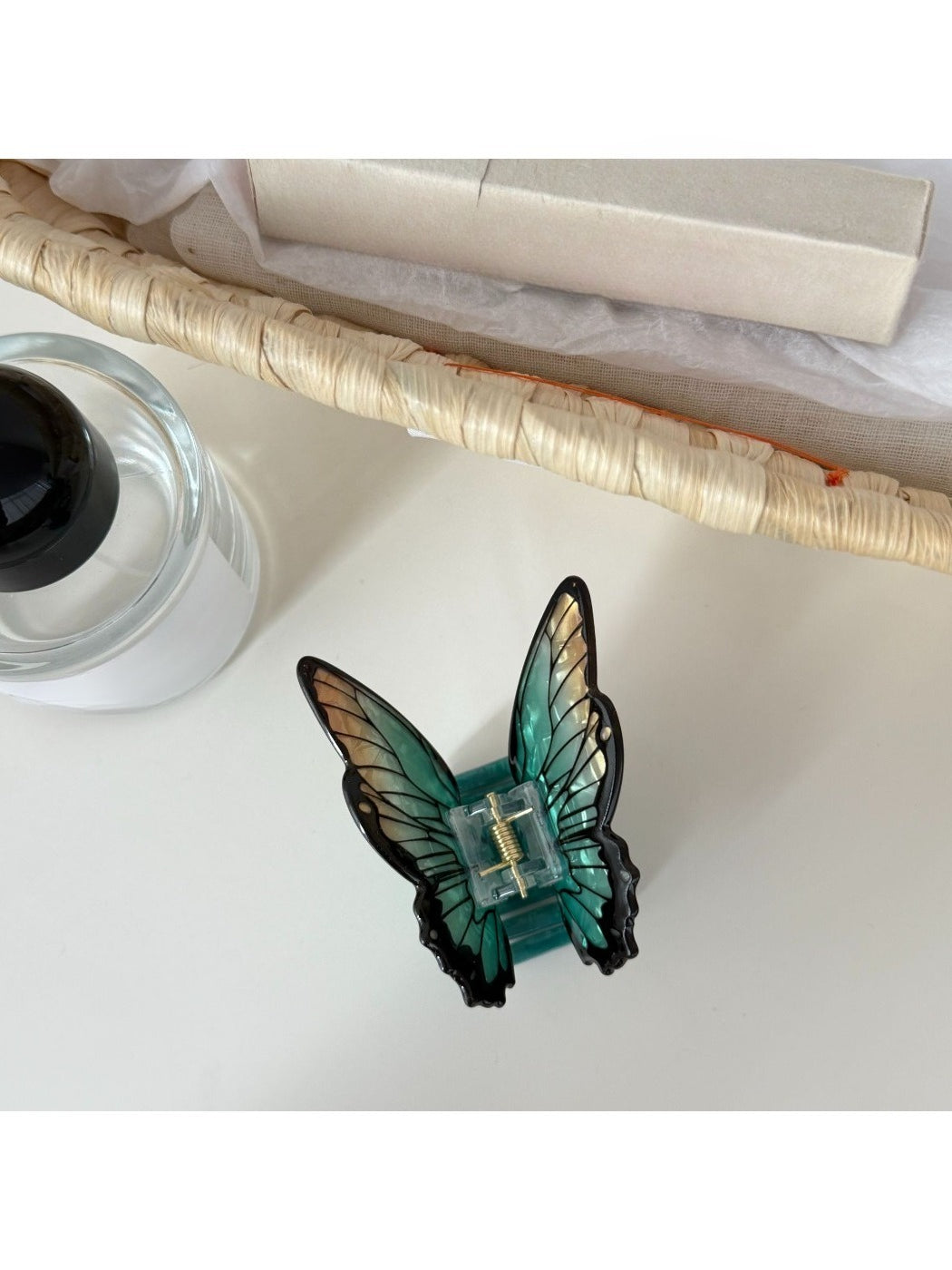 Beau - Butterfly Shape Patterned Hair Claw Clip