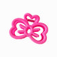 Beau - Openwork Bow Shape Plastic Alloy Claw Clip