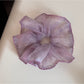 Gifty - Floral Mesh Ruffled Sheer Fabric Scrunchie