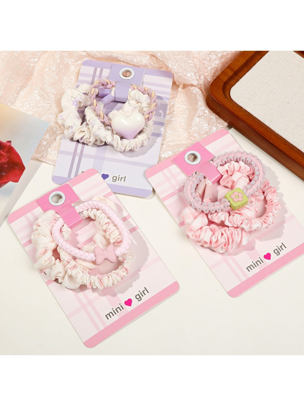 Gifty - Adorable Colorful Hair Tie Set