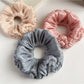 Gifty - Colorful Pleated Satin Scrunchie