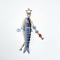 Keypus - Segmented Fish Bag Charm Keychain