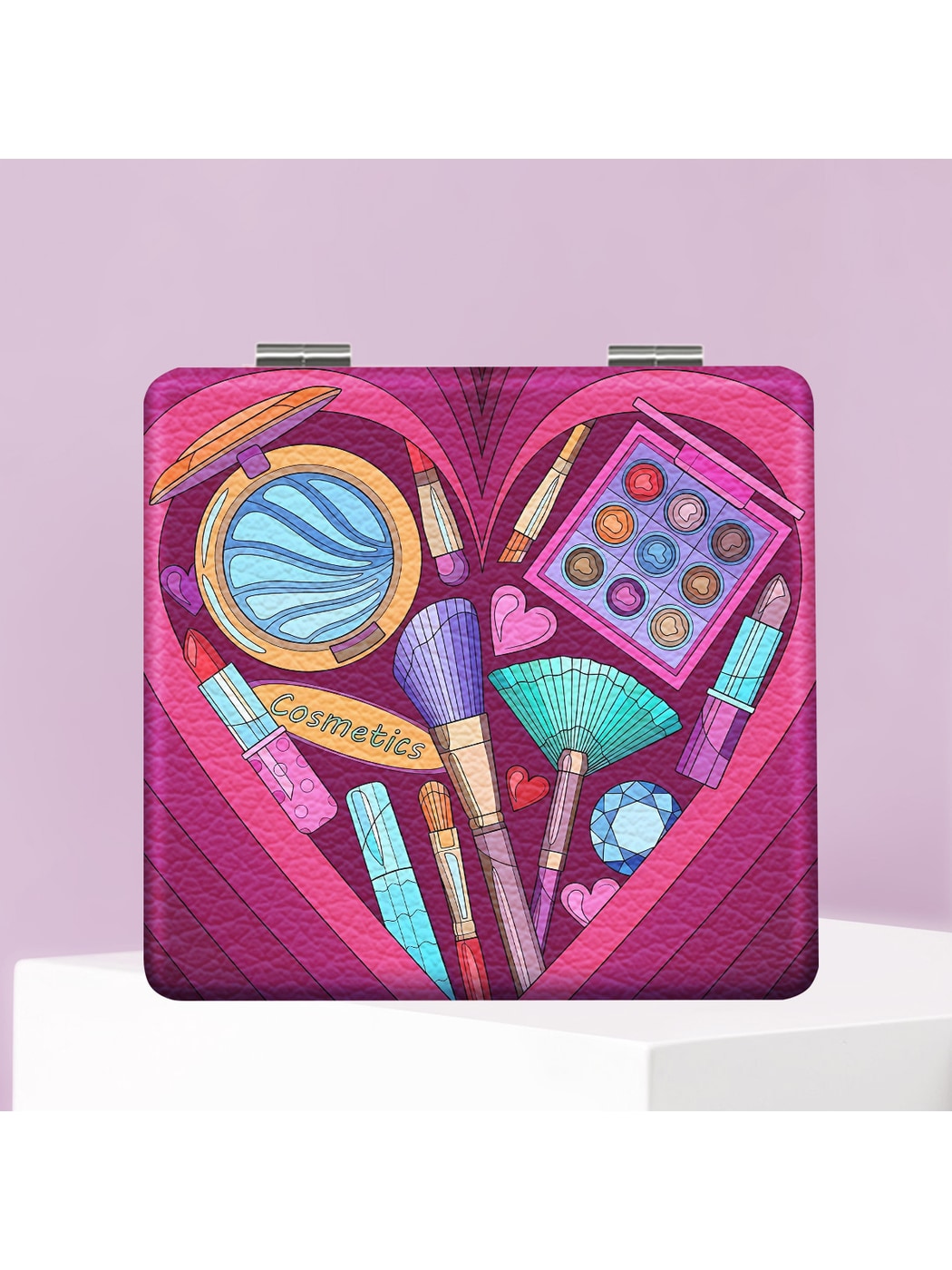 Mirroray - Cartoon Pattern Folding Makeup Mirror