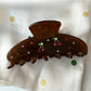 Beau - Cherry Print Clip Claw Hair Clip