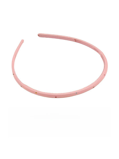 Gifty - Geometric Rhinestone Thin Plastic Headband
