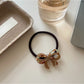 Gifty - Sleek Color Blocked Bow Hair Tie