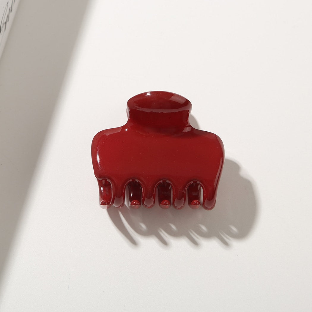 Beau - Simple Glossy Geometric Hair Claw Clip