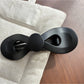 Beau - Vintage Flat Bow Hair Claw Clip