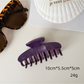 Beau - Marbled Glossy Plastic Hair Claw Clip