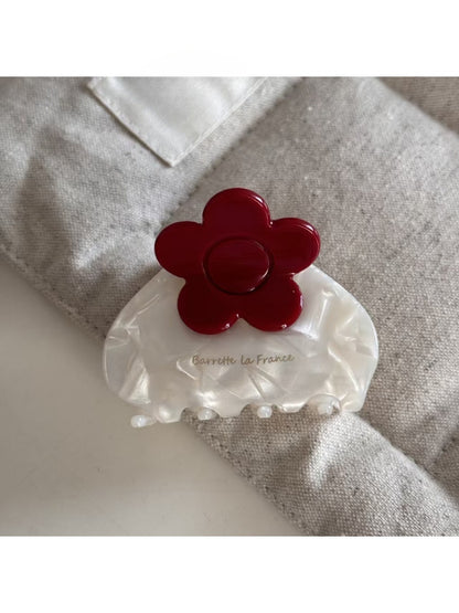 Beau - Cute Flower Pattern Acetate Hair Clip