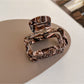 Beau - Square-Shaped Openwork Hair Clip