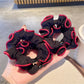 Gifty - Contrast Color Ruched Scrunchies