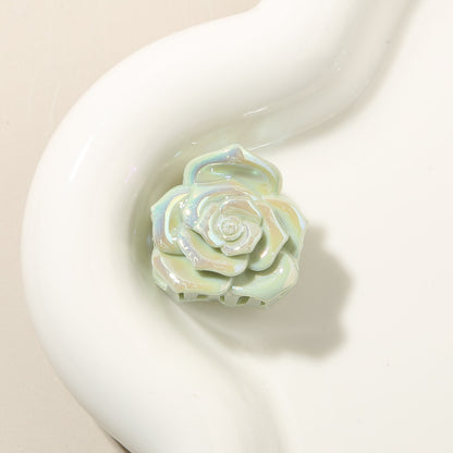 Beau - Glossy Rose Flower PS Hair Claw Clip
