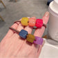 Gifty - Macaron Cube Hair Ties