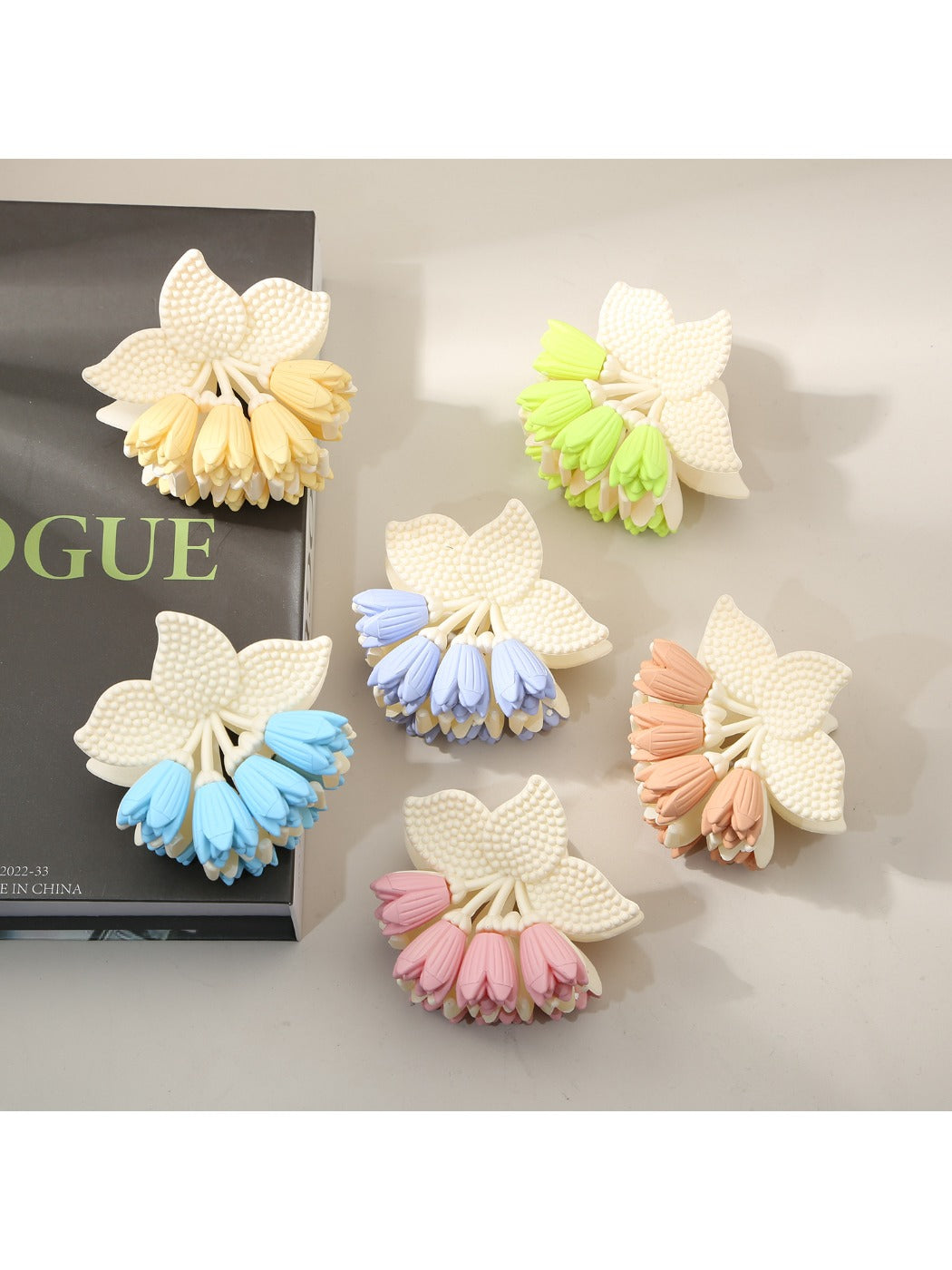 Beau - Lily of The Valley Claw Clip