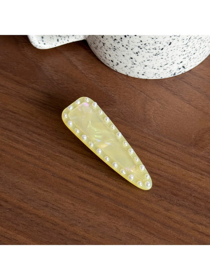 Beau - Geometric Acetate Duckbill Side Hair Clip