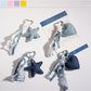 Keypus - Trendy Blue Denim Keychain
