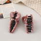 Beau - Large Looped Geometric Solid Color Claw Clip