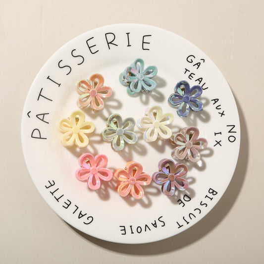 Beau - Pastel Petal Flower Hair Accessory Claw Clip