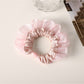 Gifty - Pleated Mesh Ruffled Edge Scrunchie