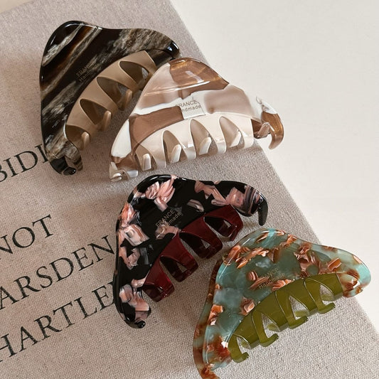 Beau - Fan Shape Updo Hair Claw Clip