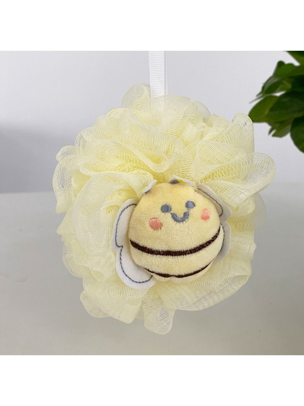 Papo - Cute Bee Cartoon Bath Puff Soft Foaming Mesh