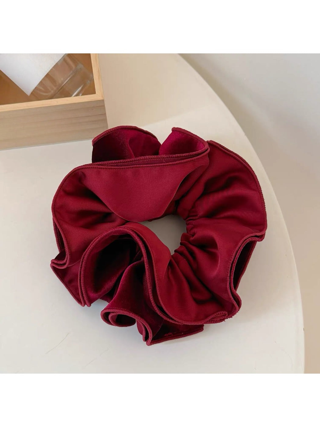 Gifty - Spring Retro Solid Colored Scrunchie