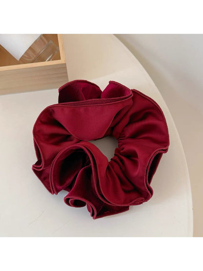 Gifty - Spring Retro Solid Colored Scrunchie