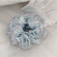 Gifty - Double Color Plaid Crinkle Hair Ties