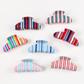 Beau - Striped PVC Updo Hair Clip