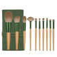 Smoosh - 10 Piece Green Makeup Brush Set