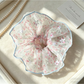 Gifty - Lace Trim Floral Gathered Scrunchie