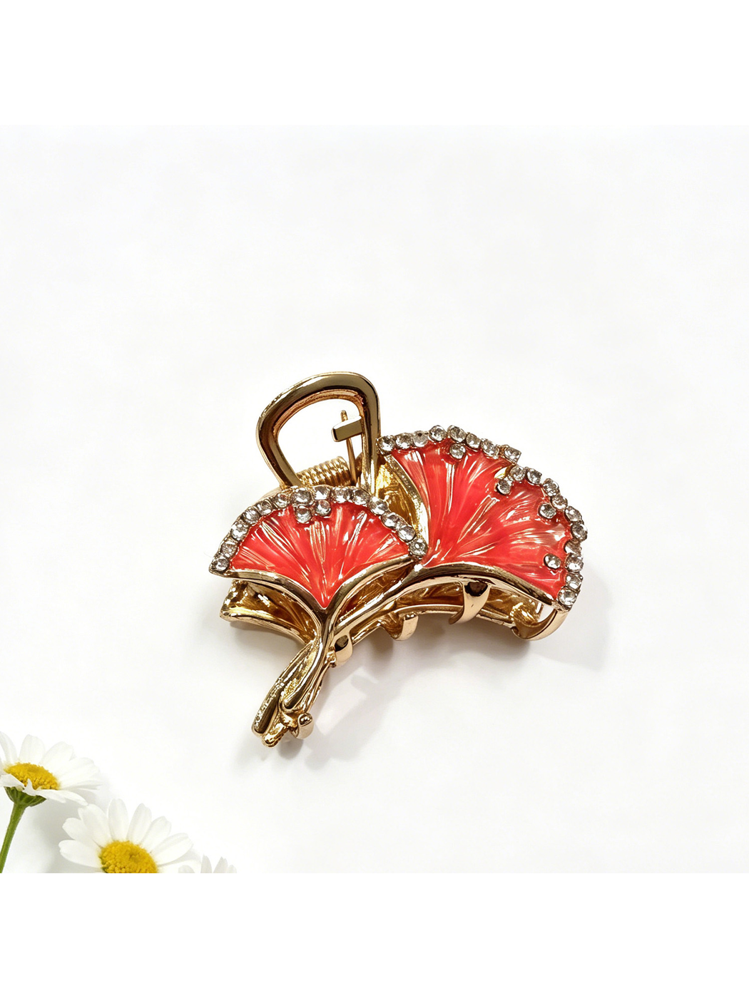 Beau - Bow Shape Glossy Alloy Hair Claw Clip