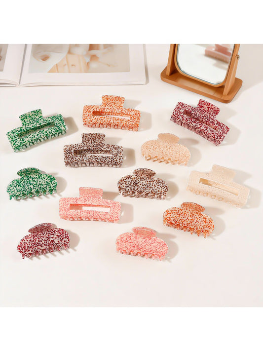 Beau - Chic Polka Dot Hair Claw Clip