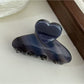 Beau - Elegant Half Moon Heart Shaped Claw Clip
