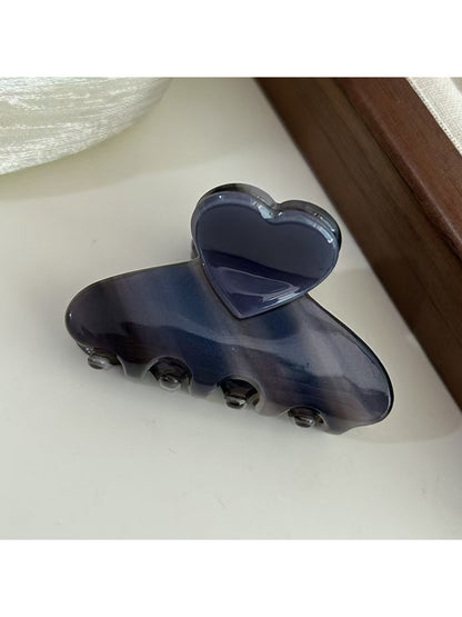 Beau - Elegant Half Moon Heart Shaped Claw Clip