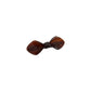 Beau - Marbled Bow Acetate Fiber Hair Clip