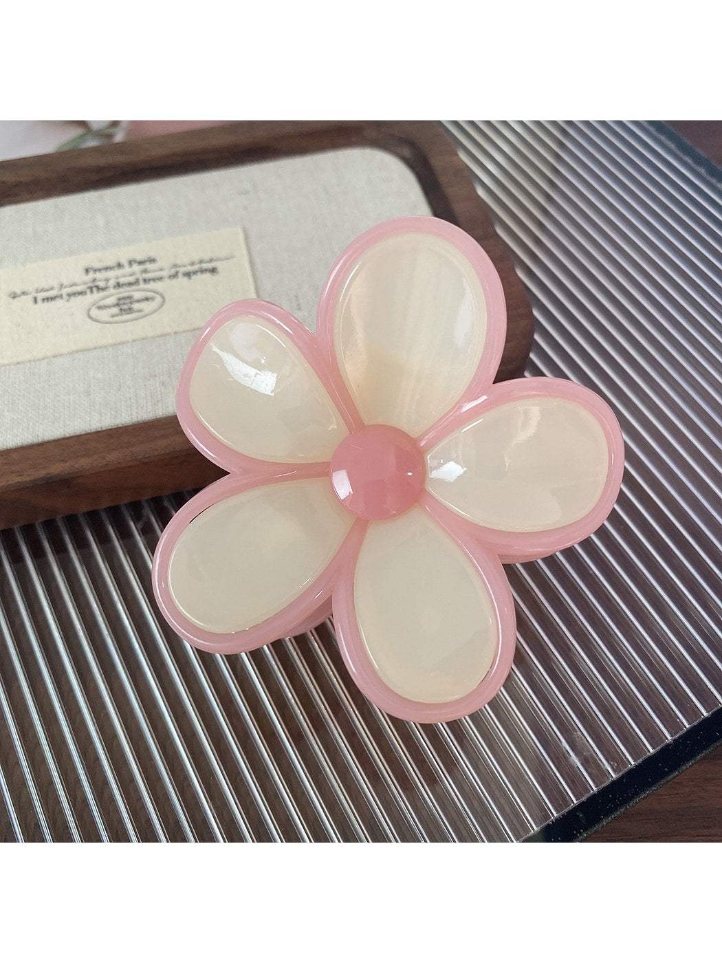 Beau - Sweet Floral Acrylic Alloy Hair Claw Clip